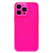 Чехол-накладка - SC344 для "Apple iPhone 14 Pro Max" (transparent/pink) (232018)