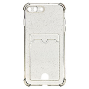 Чехол-накладка - SC300 с картхолдером для "Apple iPhone 7 Plus/iPhone 8 Plus" (black)