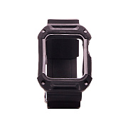 Ремешок - ApW23 Apple Watch 38/40/41 mm TPU на пряжке+кейс (black)