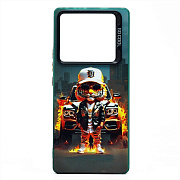 Чехол-накладка - PC094 для "Infinix Note 40 Pro" (тигр) (transparent/black) (233825)
