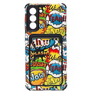 Чехол-накладка - SC284 с картхолдером для "Samsung SM-G991 Galaxy S21" (004) (multicolor)