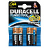 Батарейка AA Duracell LR6 Turbo Max (4-BL) (80/240)