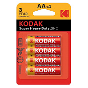 Батарейка AA Kodak R06 BL-4 (80)(400) [KAAHZ-4] 