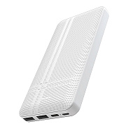 Внешний аккумулятор Hoco J48 10 000mAh Micro/Type-C/USB*2 (white)