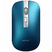 Мышь оптическая беспроводная Smart Buy SBM-402CAG-B с зарядкой (metal blue)