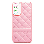 Чехол-накладка - SC318 экокожа для "Samsung SM- A245 Galaxy A24 4G" (light pink)