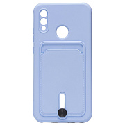 Чехол-накладка - SC304 с картхолдером для "Huawei Honor 10 Lite/P Smart 2019" (light violet) (208685)