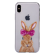 Чехол-накладка - SC071 для "Apple iPhone X/iPhone XS"  .. (018) (прозрачный)