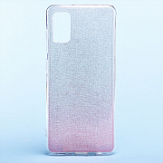 Чехол-накладка - Glamour для "Samsung SM-A415 Galaxy A41" (rose/silver)