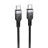 Кабель Type-C - Type-C Hoco X109 PD 60W 100см 3A  (black)