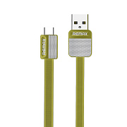 Кабель USB - Type-C Remax RC-044a Platinum  100см 2,1A  (gold)