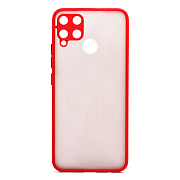 Чехол-накладка - PC057 для "OPPO realme C25 Global/realme C25s Global/realmi C15" (red/black)