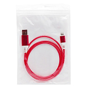 Кабель USB - Apple lightning - Luminous 10W 100см 2A  (red)