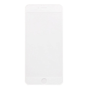 Защитное стекло Full Screen Glass 3D для Apple iPhone 6 Plus/iPhone 6S Plus c силиконовыми краями (white/white) (white)