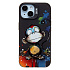 Чехол-накладка - SC335 для "Apple iPhone 15"  (обезьяна) (black) (233097)