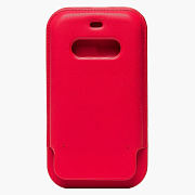 Чехол-конверт - SM001 кожаный SafeMag для "Apple iPhone 12 Pro Max" (red)