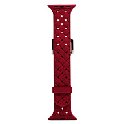 Ремешок - ApW24 Apple Watch 42/44/45/49 mm силикон (red)