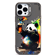 Чехол-накладка - SC335 для "Apple iPhone 13 Pro Max"  (панда) (grey) (227058)