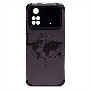 Чехол-накладка - SC310 для Xiaomi Poco M4 Pro 4G" (009) (black)
