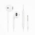 Проводные наушники с микрофоном вкладыши - MD827ZM Jack 3,5  (white)