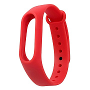 Ремешок - WB13 Xiaomi Mi Band 3/Mi Band 4 силикон на кнопке (регулируемый) (red)