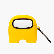 Чехол - 3D для кейса "Apple AirPods Pro" (принт 042) (yellow/white) (00042)