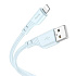 Кабель USB - Apple lightning Hoco X97 Crystal 12W 100см 2,4A  (light blue)