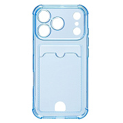 Чехол-накладка - SC276 с картхолдером для "Apple iPhone 17 Pro" (deep blue)