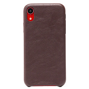 Чехол-накладка - Leather для "Apple iPhone XR" (brown)