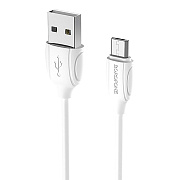 Кабель USB - micro USB Borofone BX19 12W 100см 2,4A  (white)