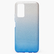 Чехол-накладка - SC097 Gradient для "Huawei Honor 10X Lite" (blue/silver)