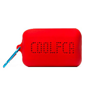 Полотенце для фитнеса - из микрофибры в силиконовом боксе 30*100 (red)