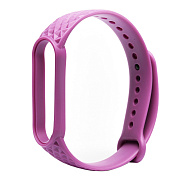 Ремешок - WB08 Xiaomi Mi Band 5/Mi Band 6 силикон на кнопке (регулируемый) (violet)