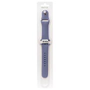 Ремешок - ApW Sport Band Apple Watch 38/40/41 mm силикон на кнопке (L) (lavender)