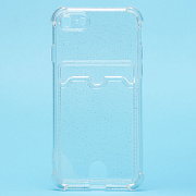 Чехол-накладка - SC300 с картхолдером для "Apple iPhone 7/iPhone 8/iPhone SE 2020" (white)