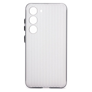 Чехол-накладка - PC089 для "Samsung Galaxy S23" (matte transparent/black)