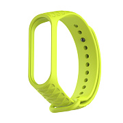 Ремешок - WB08 Xiaomi Mi Band 3/Mi Band 4 силикон на кнопке (регулируемый) (green)