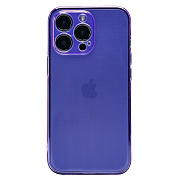 Чехол-накладка - SC344 для "Apple iPhone 13 Pro" (transparent/violet) (232039)