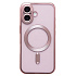 Чехол-накладка - SM027 SafeMag для "Apple iPhone 16" (pink)