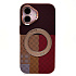 Чехол-накладка Luxo Creative PC с подставкой для "Apple iPhone 16" (LF150) (brown)