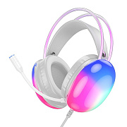 Компьютерная гарнитура Hoco W109 с микрофоном Jack 3.5/USB (white)