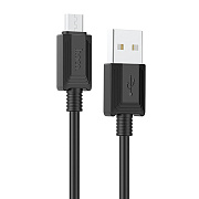 Кабель USB - micro USB Hoco X73 12W 100см 2,4A  (black)