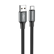 Кабель USB - Type-C Borofone BX82 18W 100см 3A  (black)