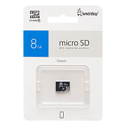 Карта флэш-памяти MicroSD  8 Гб Smart Buy без SD адаптера (class 10)