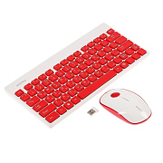 Беспроводной набор Smart Buy SBC-220349AG-RW мембранная клавиатура+мышь (red/white) 