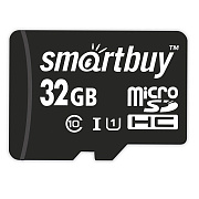 Карта флэш-памяти MicroSD 32 Гб Smart Buy без SD адаптера (class 10) LE