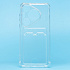 Чехол-накладка - SC276 с картхолдером для "Huawei Pura 70 Pro Global" (transparent) (232848)