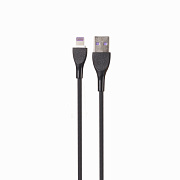 Кабель USB - Apple lightning Kurato RORI-L205  100см 2,5A  (black)