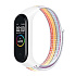Ремешок - WB09 Xiaomi Mi Band 3/Mi Band 4 текстиль липучка (регулируемый) (rainbow)