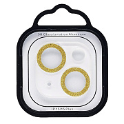 Защитное стекло для камеры - СG06 для "Apple iPhone 15/15 Plus" (gold)